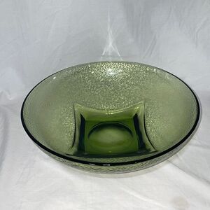 Beautiful green glass bowl